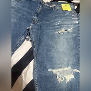 (NWT) Levi’s 511 Slim Stretch Blue Jeans / Distressed Jeans